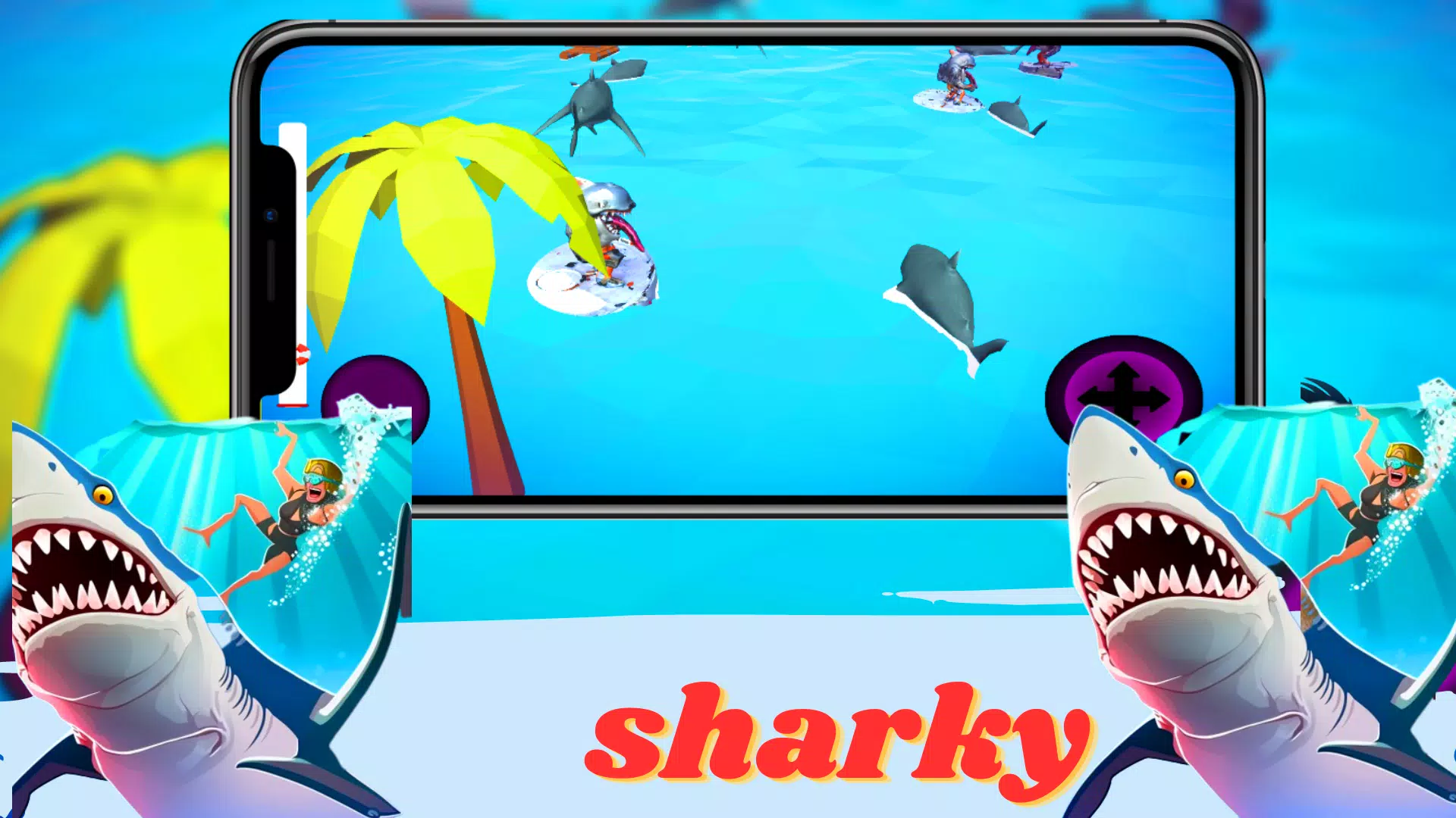 Sharky, o Tubarão Azul