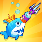 Shark vs Fish .io-Hungry World أيقونة