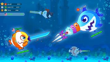 Shark vs Fish .io-Hungry World постер