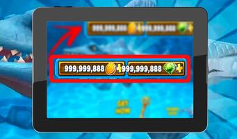 Guide for free hungry shark diamonds & coins capture d'écran 3