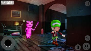 Scary Piggy Granny Games تصوير الشاشة 2