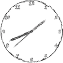 Doodled Analog Clock APK