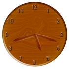 Woody Clock Live Wallpaper أيقونة