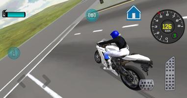 Fast Motorcycle Driver 3D تصوير الشاشة 3