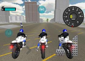 Fast Motorcycle Driver 3D plakat