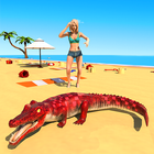 Angry Crocodile 2020 City Atta أيقونة