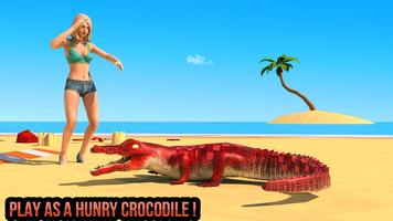 Angry Crocodile 2020 City Atta الملصق