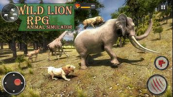 Wild Lion RPG Animal Simulator پوسٹر