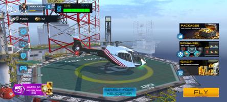 Take off Helicopter Flight Sim اسکرین شاٹ 1