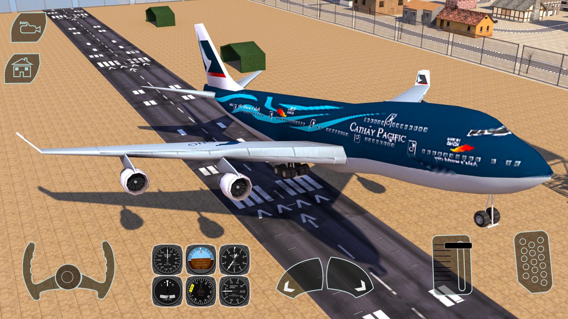 Take off Airplane Pilot Race Flight Simulator APK للاندرويد تنزيل