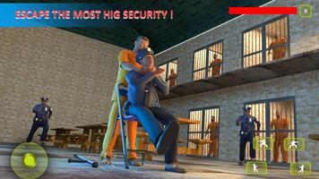 Survival Escape Prison: SuperHero Free Action Game capture d'écran 1