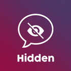 Hide messages - hidden text icon