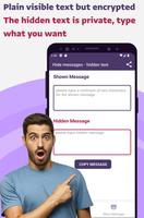 Hide messages - hidden text screenshot 1