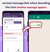 Hide messages - hidden text 스크린샷 3