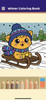 Winter Coloring Book syot layar 1