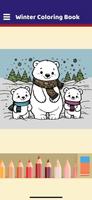Winter Coloring Book syot layar 2
