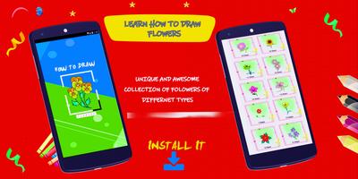 How to Draw Flowers poster
