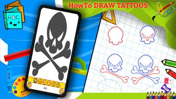 Learn How to Draw Tattoos Char capture d'écran 3