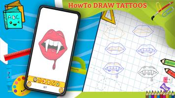 Learn How to Draw Tattoos Char capture d'écran 2