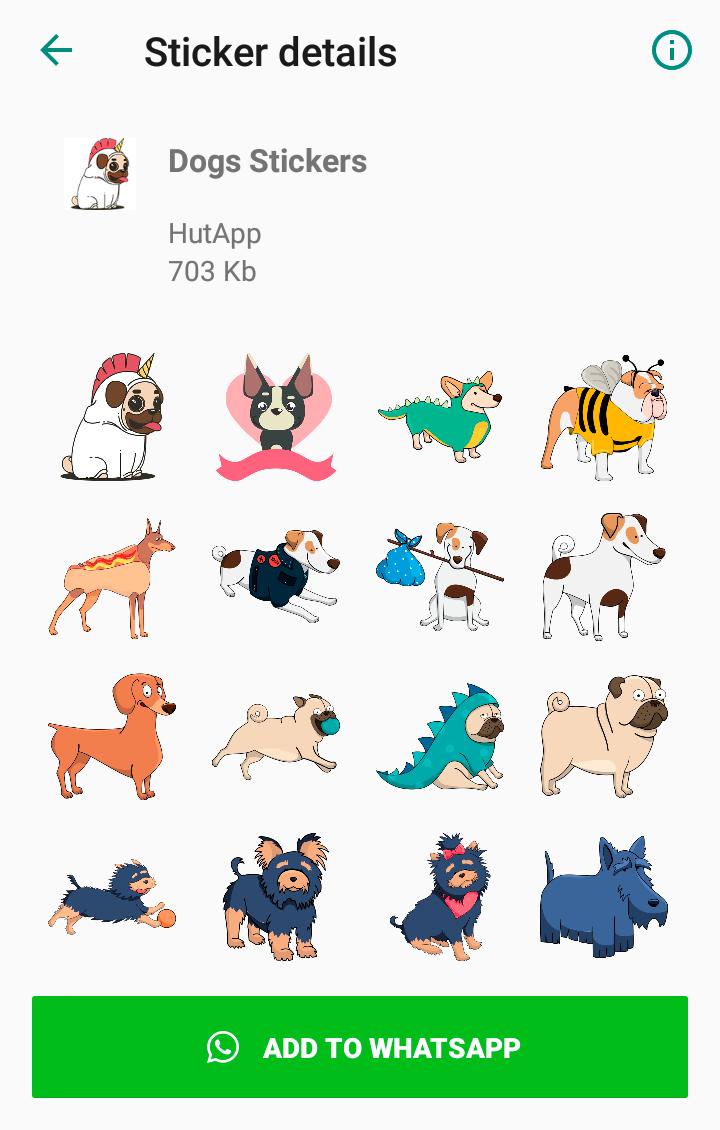 Best Dog Stickers For Whatsapp Wastickerapps For Android Apk