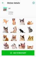 Cat Stickers for WhatsApp Affiche