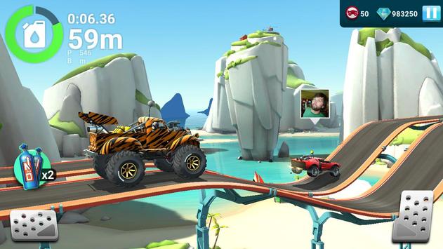 MMX Hill Dash 2 – Offroad Truck, Car & Bike Racing تصوير الشاشة 1