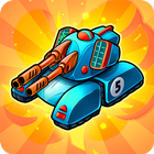 آیکون‌ Huuuge Little Tanks - Merge Game