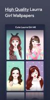 Cute Laurra Girl Wallpapers 4K Affiche