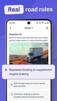 برنامه‌نما CDL Prep 2025: Test Practice عکس از صفحه