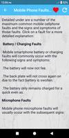 Mobile phone faults and solutions Screenshot 2