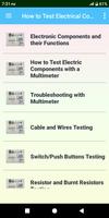 How to Test Electrical Components Affiche