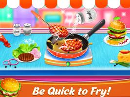 Burger Koken Spel: Snel Voedsel Maker screenshot 1