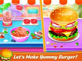 बर्गर खाना बनाना खेल: तेज खाना निर्माता स्क्रीनशॉट 2