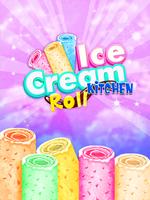 Ice Cream Roll Cooking Kitchen 포스터