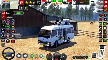 Coach Bus Simulator Games 3d plakat