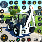 Construção de estrada Jogo JCB ícone
