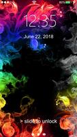 Color Smoke Scren Lock poster