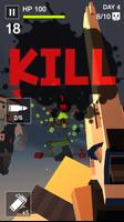 Cube Killer Zombie HD - FPS Survival screenshot 1