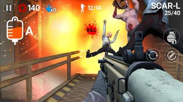 Dead Hunter Real: Offline Game captura de pantalla 2