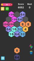 2048 Hexa - Number match game Affiche
