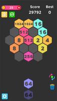 2048 Hexa - Number match game capture d'écran 1