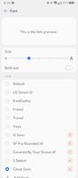 Clean Sans Font Theme for LG D screenshot 1