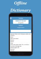 English Indonesian Dictionary Affiche