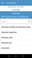 Physics Dictionary الملصق