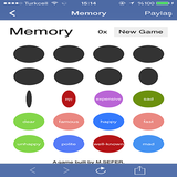English words with memory game biểu tượng
