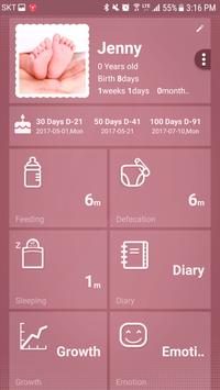 All that baby, Keep track feed,diaper,sleep 海报