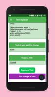 Text Replacer Tool تصوير الشاشة 1