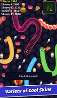 Worm io: Slither Snake Arena स्क्रीनशॉट 1