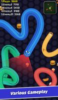 Worm io: Slither Snake Arena ảnh chụp màn hình 2