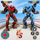 Robot vs Super hero - Robot Fighting Ring Battle icon